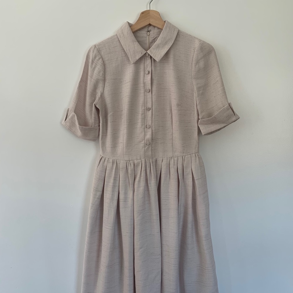 Gal Meets Glam Mauve Shirtdress